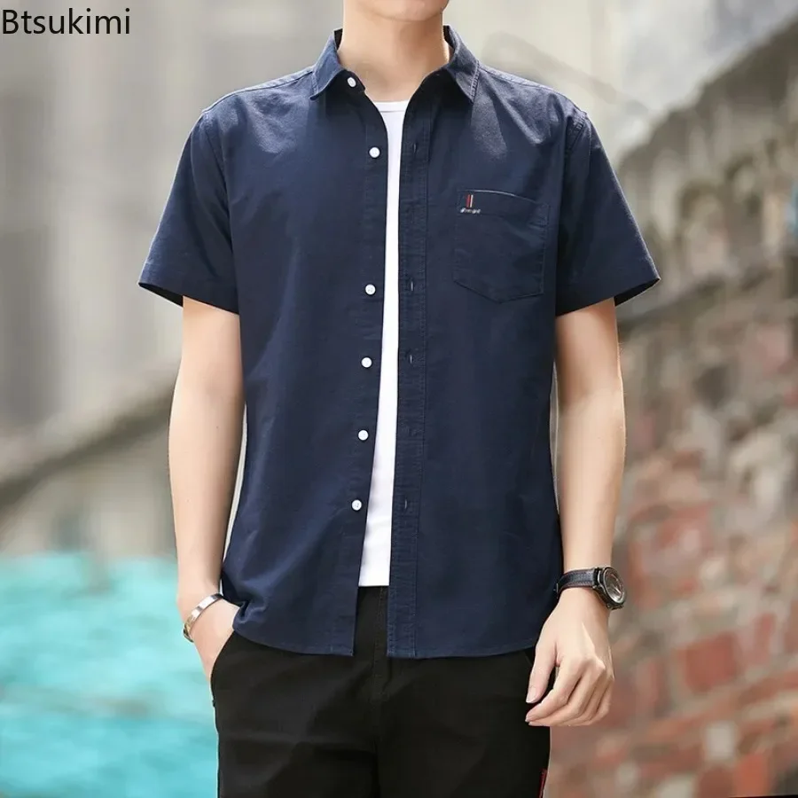 2026 남성 캐주얼 100% 면 셔츠 솔리드 한국 슬 - Oxford Cotton Casual Shirt Business 리뷰 및 가격