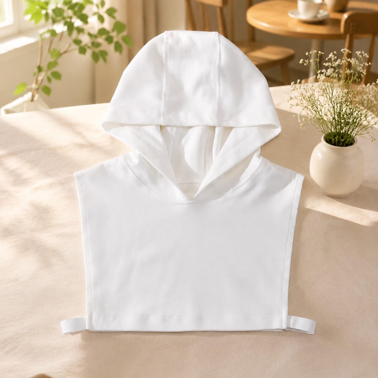 여성용 소매 없는 폴리에스터 소재 후드형 조끼, 셔츠, - Shirts 리뷰 및 가격
